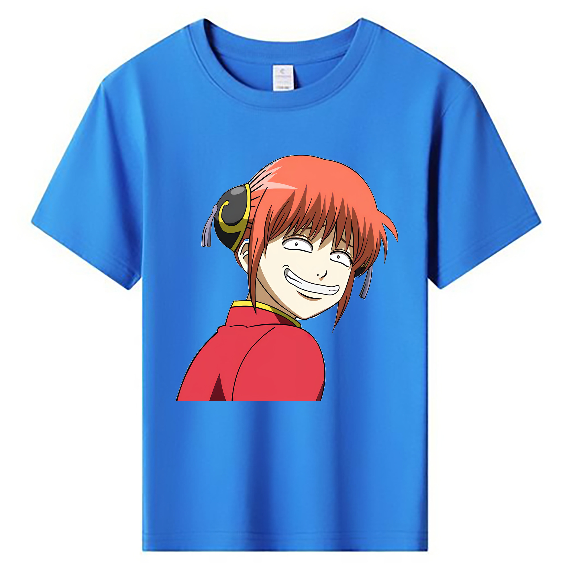 （画像用） ぎんたま 坂田銀時（さかたぎんとき） 神楽 志村新八（しむら しんぱち） GINTAMA Sakata Gintoki Kagura Shimura Shinpachi 綿100％キッズTシャツ（フロントプリント）